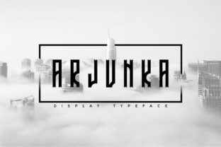 Arjunka: A Modern Display Font with Urban Edge