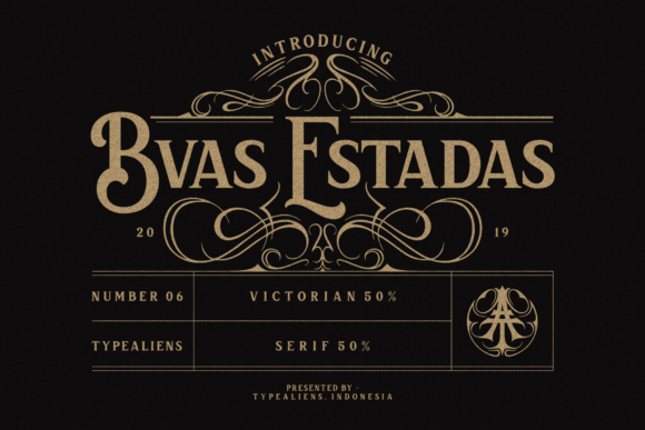 Bvas Estadas: A Bold Vintage Font for Creative Web Design