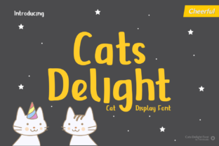 Cats Delight: A Playful Display Font for Crafters and Creators