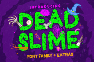 Dead Slime: A Spooky Display Font for Creative Branding