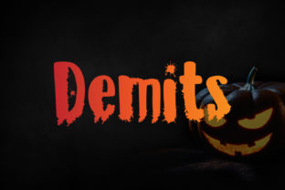 Demits: A Premium Display Font for Stopping Scrolls