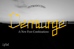 Demiurge: A Bold and Distinctive Display Font