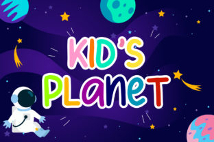 Discover the Playful Charm of Kid s Planet Font