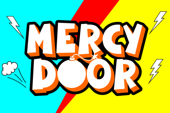 Discovering Mercy Door: A Fun and Striking Display Font