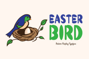 Easter Bird: A Modern Display Font for Creative Web Design