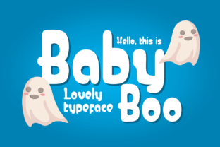 Introducing Baby Boo: A Whimsical Display Font for Halloween