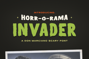 Invader: A Bold and Modern Display Typeface