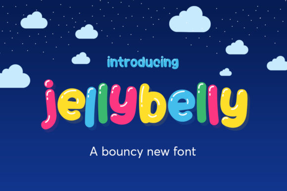 Jellybelly: A Jiggly, Wiggly Font for Creative Makers