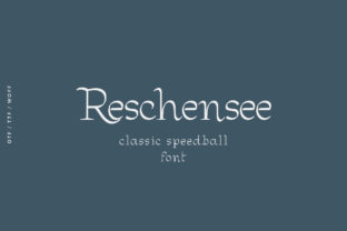 Reschensee: A Bold and Elegant Display Font for Editorial Design