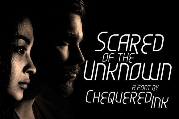 Scared of the Unknown: A Bold Display Font for Web Design