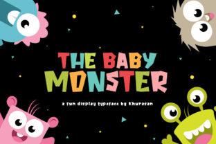 Spook Up Your Designs with The Baby Monster Font