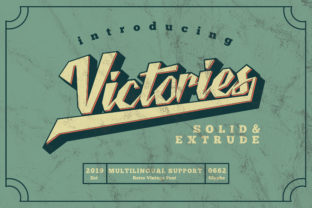 Transform Your Brand with Victories: A Premium Display Font