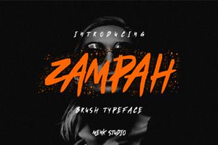 Transform Your Brand with Zampah: A Bold, Handwritten Brush Font