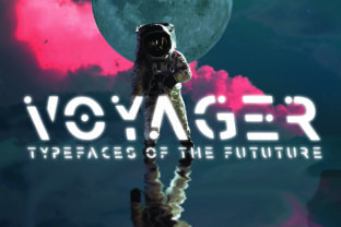 Voyager: A Bold Display Font for Futuristic Web Designs